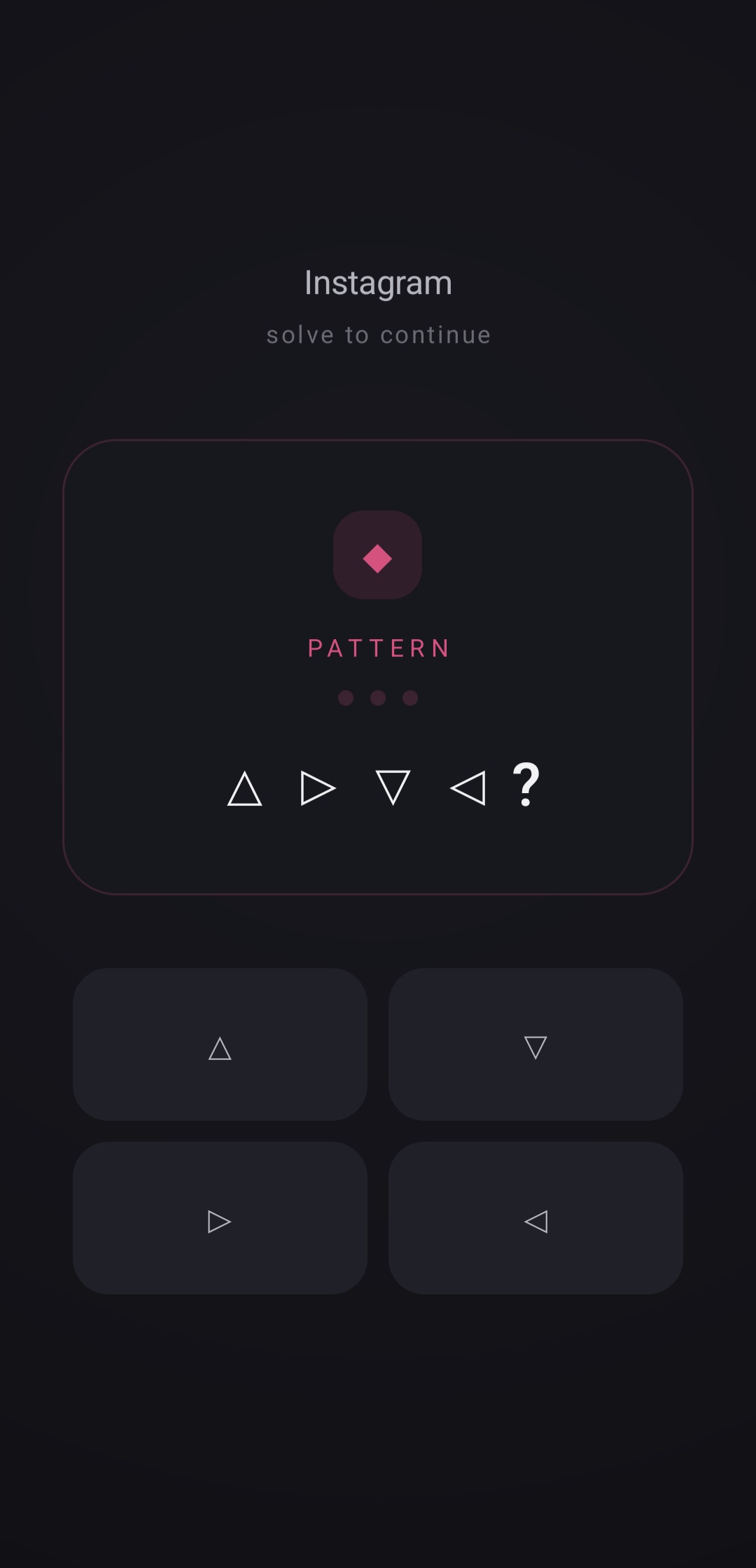 Pattern problem — which shape comes next